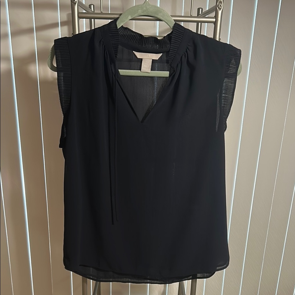 Navy Blue Sleeveless Top H&M Women’s 8